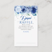 Flora und Silber Dots-Windeln-Raffle-Ticket Begleitkarte (Vorderseite)