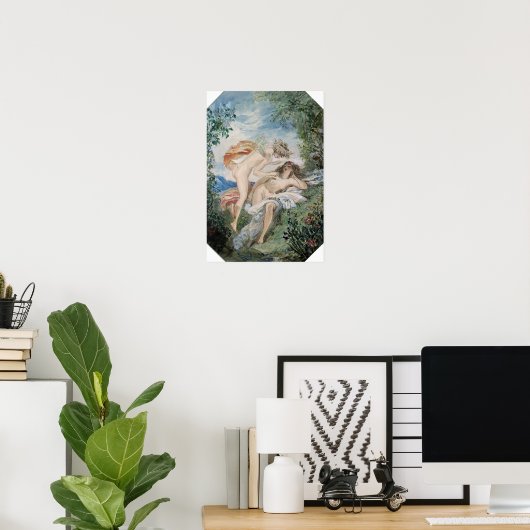 Flora und Zephyr Poster (Heimbüro)