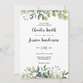 Flora Verde Invitación (Vorderseite)