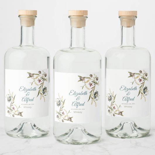 Flora Vine Flasche Etikett (Flaschen)