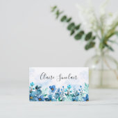 Flora-Visitenkarte für Wasserfarben Visitenkarte (Stehend Vorderseite)