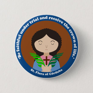 Flora von Córdoba Button