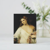 Flora, von Tizian Postkarte (Stehend Vorderseite)