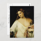 Flora, von Tizian Postkarte (Vorne/Hinten)