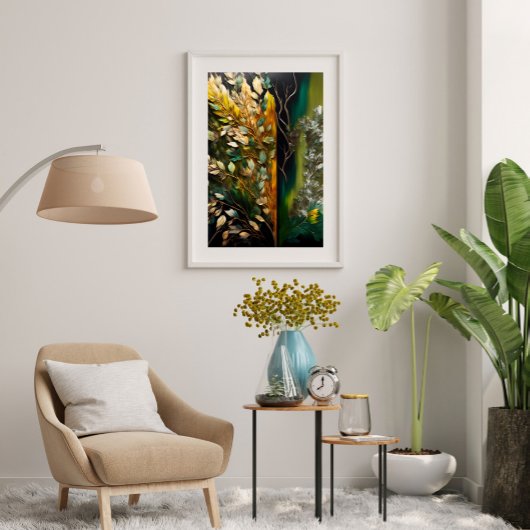 Flora Wall Art Leinwand Poster