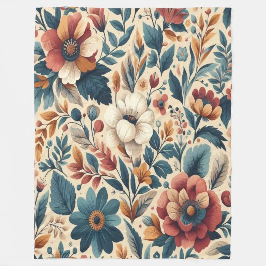 Flora Warms Fleecedecke (Vorderseite)