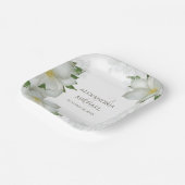 Flora Wasserfarben Magnolia Blume Magnolia Pappteller (Gewinkelt)