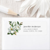 Flora-weiße Adresse Etikett (Insitu)