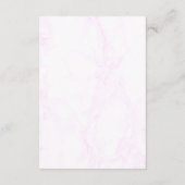 Flora Western Horseshoe Quinceanera Unterkunft Begleitkarte (Rückseite)