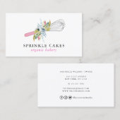 Flora-Whisk-Bäckerei Visitenkarte (Vorne/Hinten)