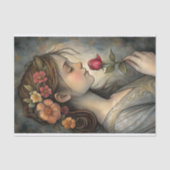 Flora-Whisper-Dekoupage Seidenpapier (Vorderseite)