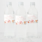 Flora-Wildblume Brautparty Wasser Flasche Etikett (Flaschen)