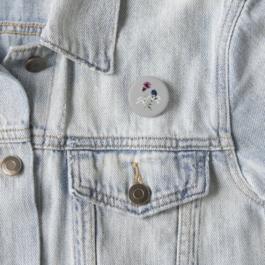 Flora Zodiac-Zeichen Button (Beispiel)
