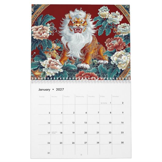 FloraDynasty Kalender (Jan 2027)