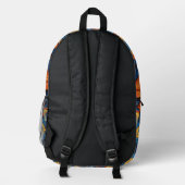 "FloraFrenzy" Bedruckter Rucksack (Rückseite)