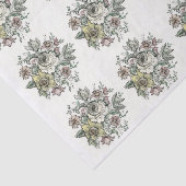 Floraison-Design auf Gewebepapier Seidenpapier (Ausschnitt)