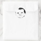 FloraJ - Symbolaufkleber Runder Aufkleber (Tasche)