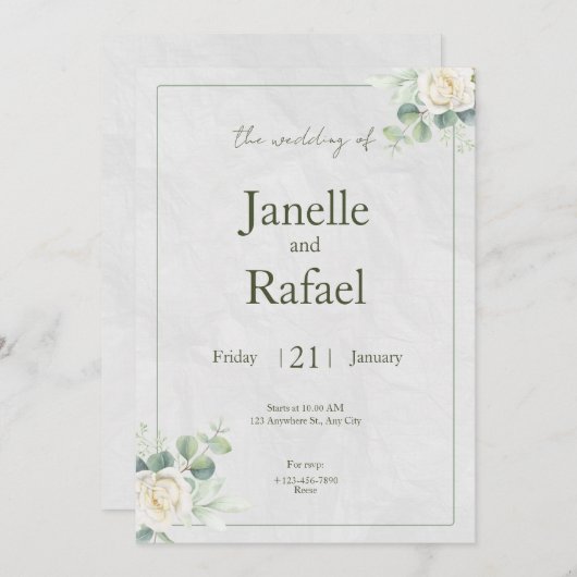 Floral  (Vorne/Hinten)