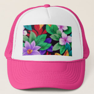 Floral1 Truckerkappe