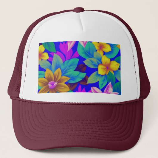 Floral1i2 Truckerkappe (Vorderseite)