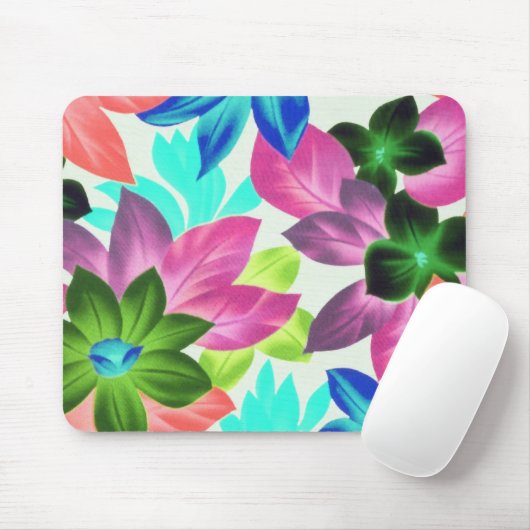 Floral1i Mousepad (Mit Mouse)