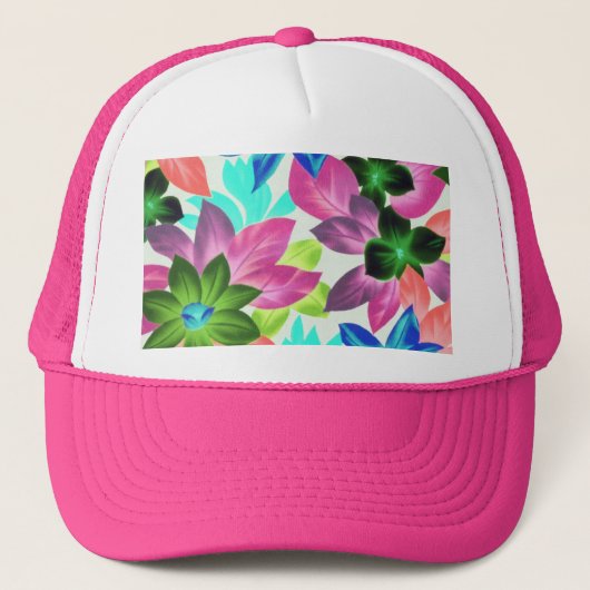Floral1i Truckerkappe (Vorderseite)