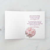 Floral 100. Geburtstag Glückwunschkarte Karte (Innenseite)