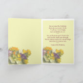 Floral 100. Geburtstag wünscht Geburtskarte Karte (Innenseite)