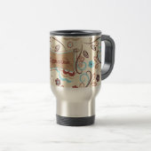 Floral 15 oz. Reisebusch Reisebecher (VorderseiteRechts)