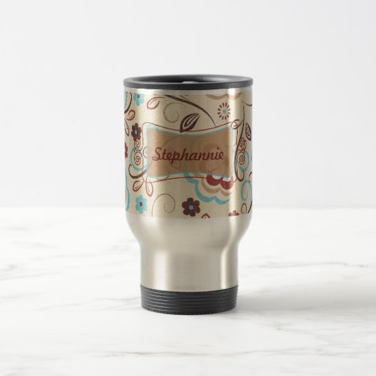 Floral 15 oz. Reisebusch Reisebecher (Mittel)