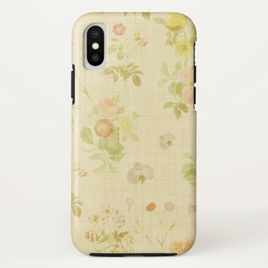 Floral 1 Apple iPhone X, Tough Phone Case (Rückseite)