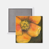 "Floral #1" Floral Magnet (Vorderseite/Rückseite)