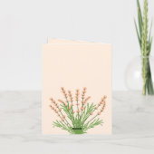 Floral 1. Geburtstagskarte (Rückseite)