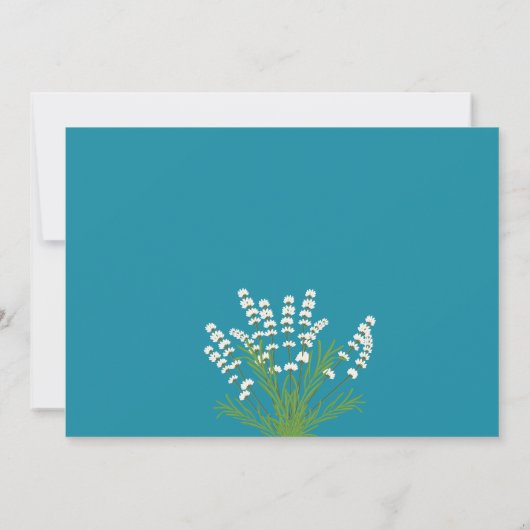 Floral 1. Geburtstagskarte (Rückseite)