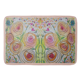 Floral-2 Badematte