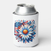 Floral 4. Juli Dosenkühler (Kanne Vorderseite)