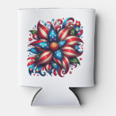 Floral 4. Juli Dosenkühler (Vorderseite)