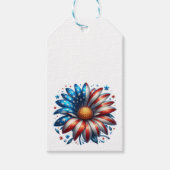 Floral 4. Juli Geschenkanhänger (Vorderseite)