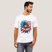 Floral 4. Juli T-Shirt (Vorne ganz)