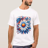 Floral 4. Juli T-Shirt (Vorderseite)