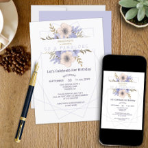 Floral 50 und Fantastische Violettpfirsichpfirsich