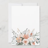 Floral 60. Geburtstag Einladung (Rückseite)