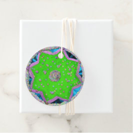 Floral 8-spitzen Stern Eid Geschenkanhänger