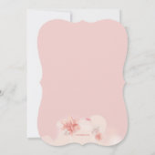 Floral 8 zum Geburtstag Einladung (Rückseite)