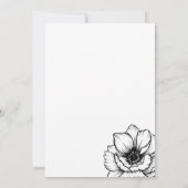 Floral 90. Geburtstag Einladung (Rückseite)