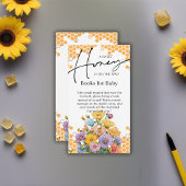 Floral A Sweet Honey Bee Baby Dusche Begleitkarte