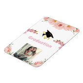 Floral Abschluss Foto Party Magnet (Linke Seite)