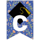 Floral Abschluss Glückwunsch Wimpelkette (Erste Fahne)