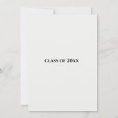 Floral Abschluss Nurse Sunflowers Typografie Einladung (Rückseite)