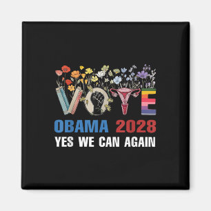 Floral Abstimmung Obama 2028 Lasse Korrektur Diese Magnet